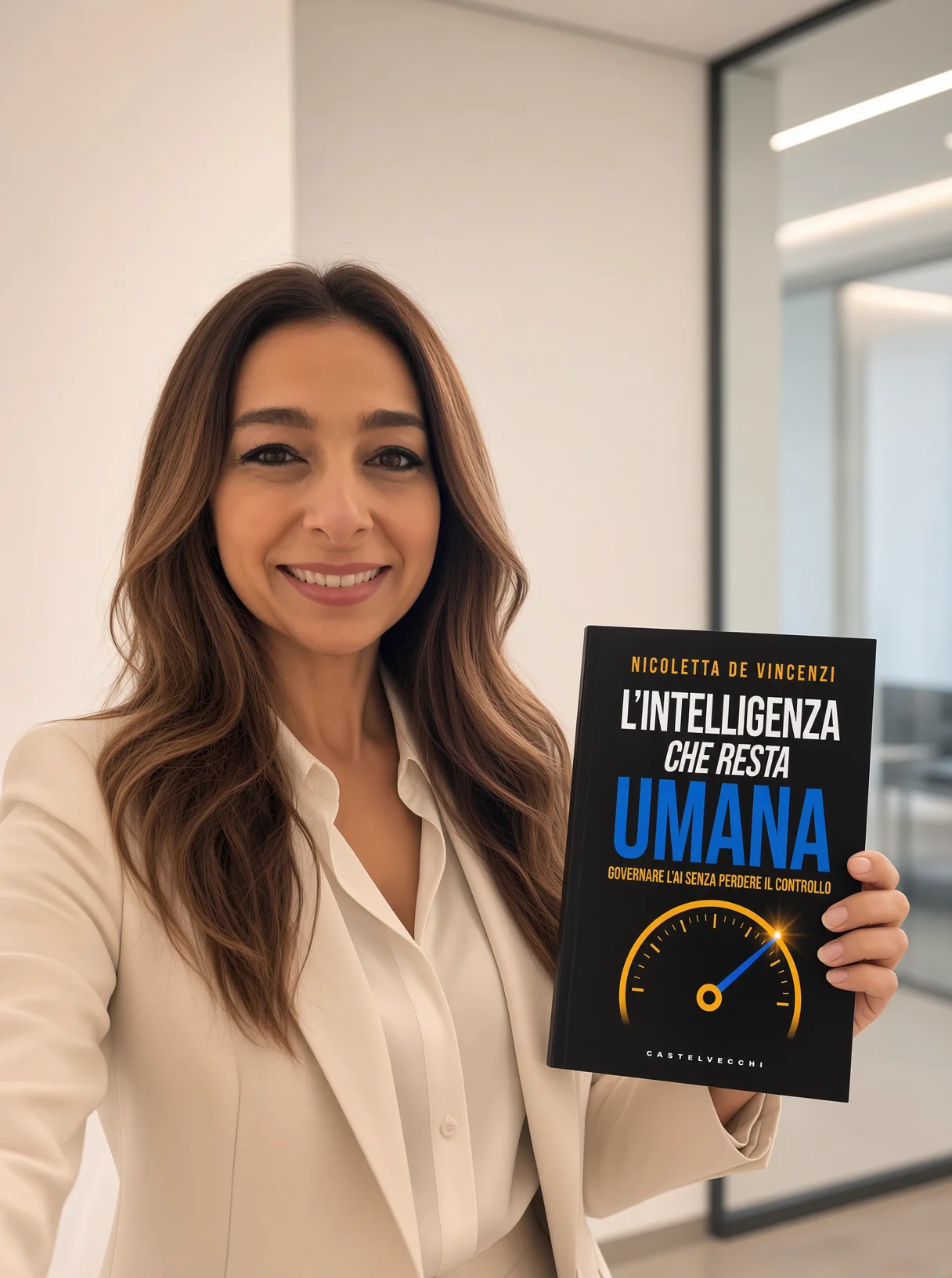 Nicoletta De Vincenzi con il libro L’intelligenza che resta umana